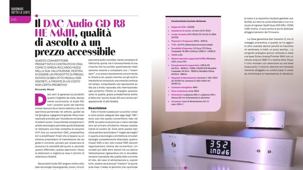 Audio-GD R8 — convertitore digitale-analogico