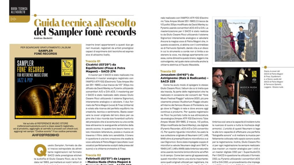 fonè Music — sampler audiophile
